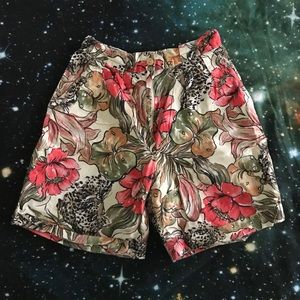 VINTAGE hawaiian bermuda shorts